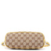 Gucci 07198 Beige Yellow GG Boat Pochette