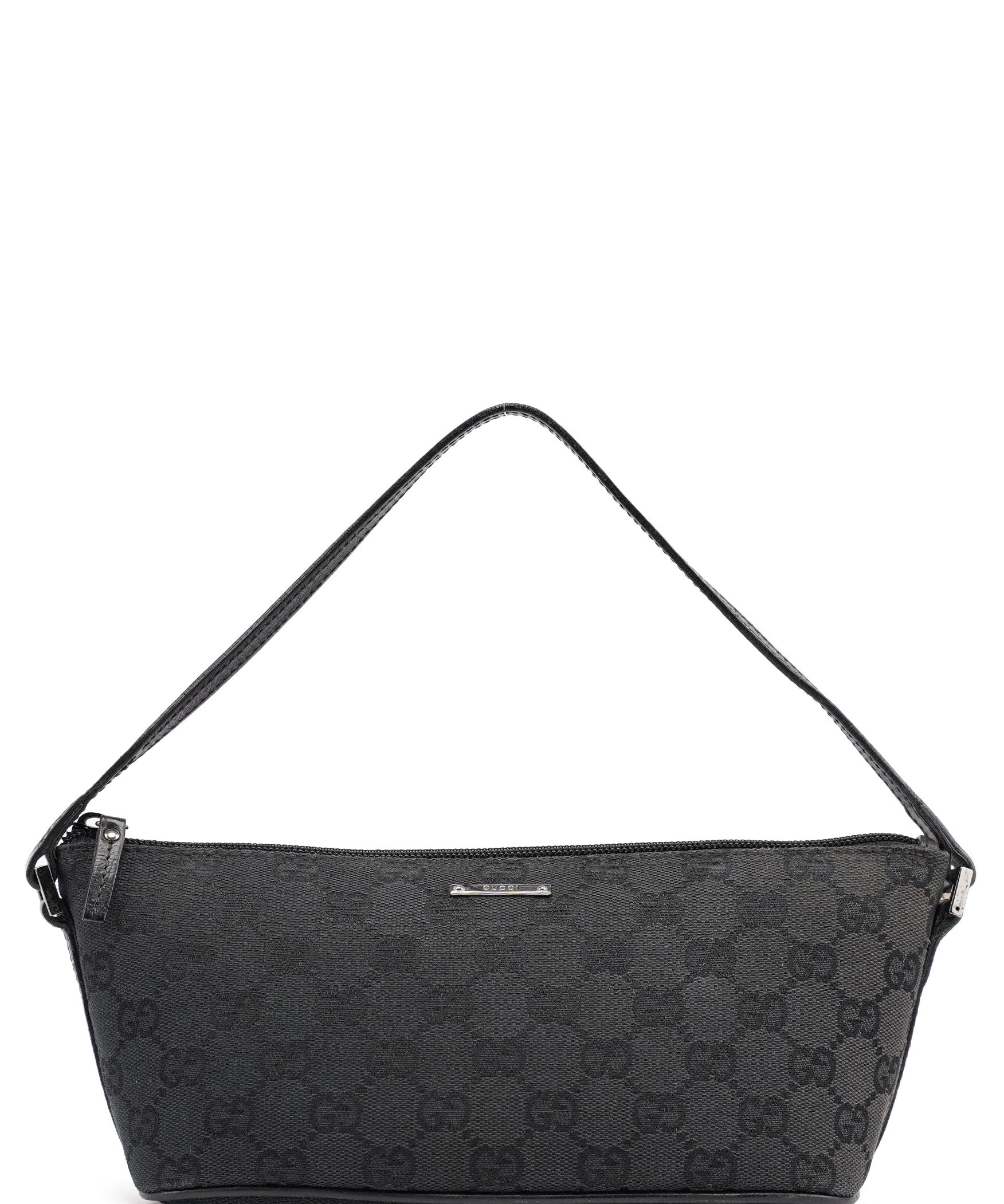 Gucci 07198 Black GG Boat Pochette