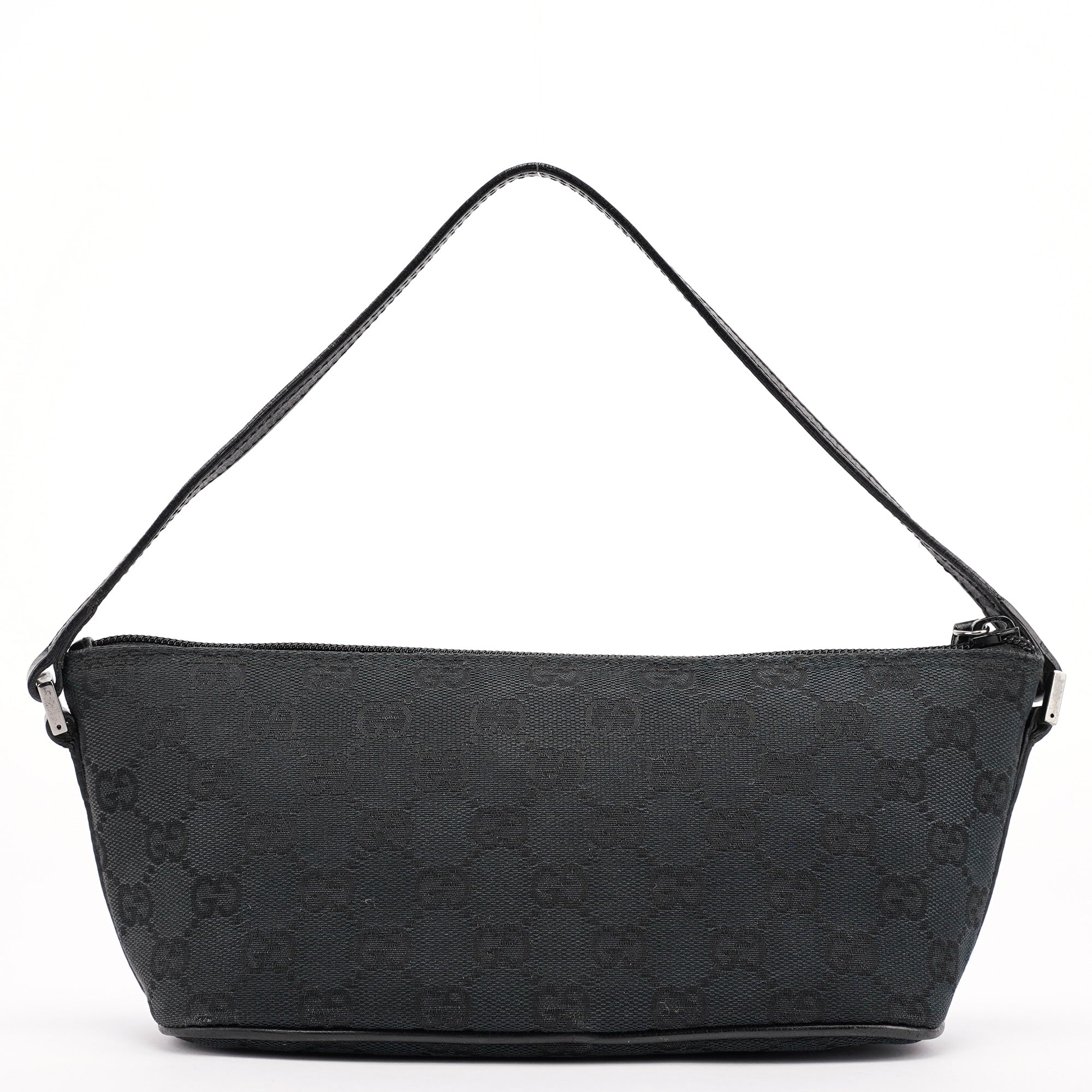 Gucci 07198 Black GG Boat Pochette