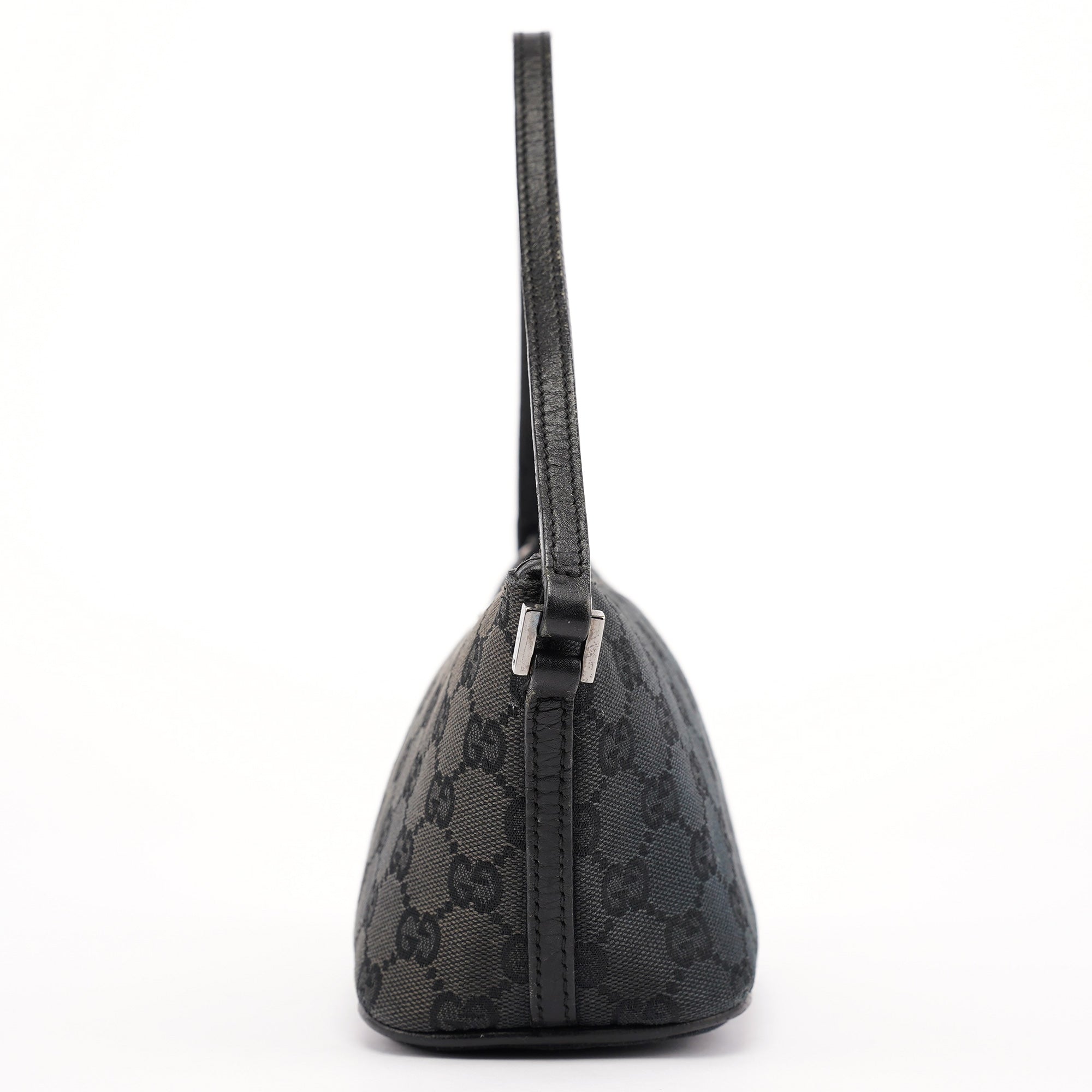 Gucci 07198 Black GG Boat Pochette