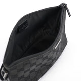 Gucci 07198 Black GG Boat Pochette