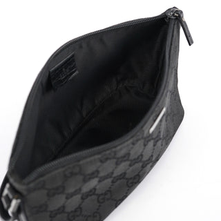 Gucci 07198 Black GG Boat Pochette