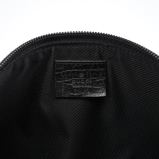 Gucci 07198 Black GG Boat Pochette