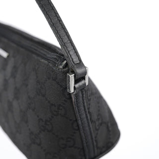 Gucci 07198 Black GG Boat Pochette