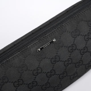 Gucci 07198 Black GG Boat Pochette