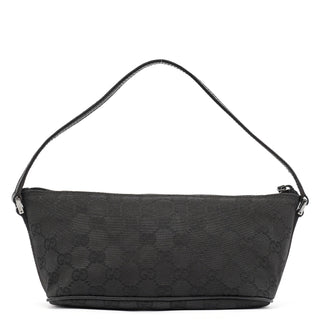 Gucci 07198 Black GG Boat Pochette