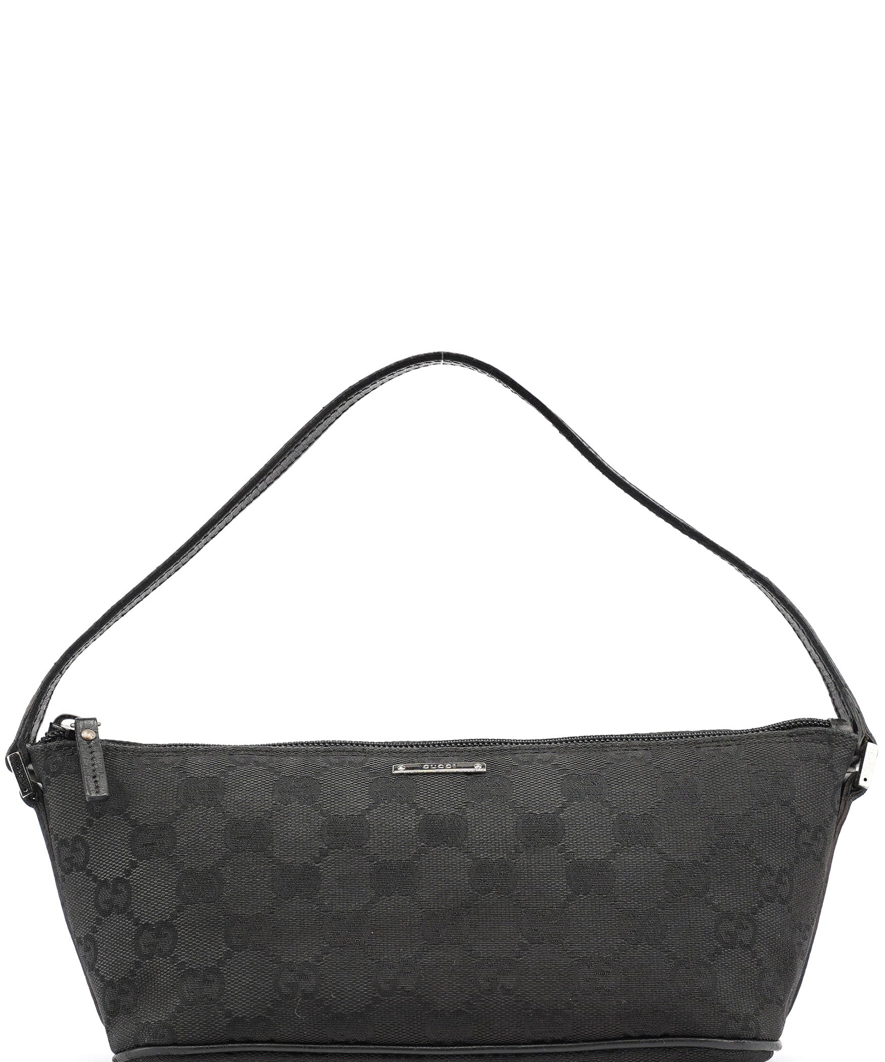 Gucci 07198 Black GG Boat Pochette