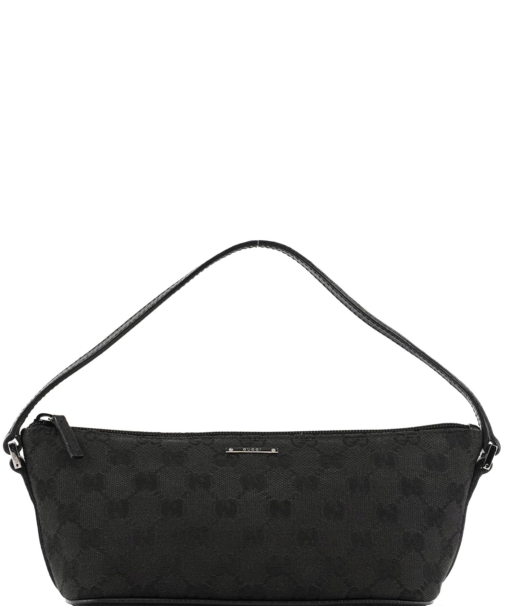 Gucci 07198 Black GG Boat Pochette