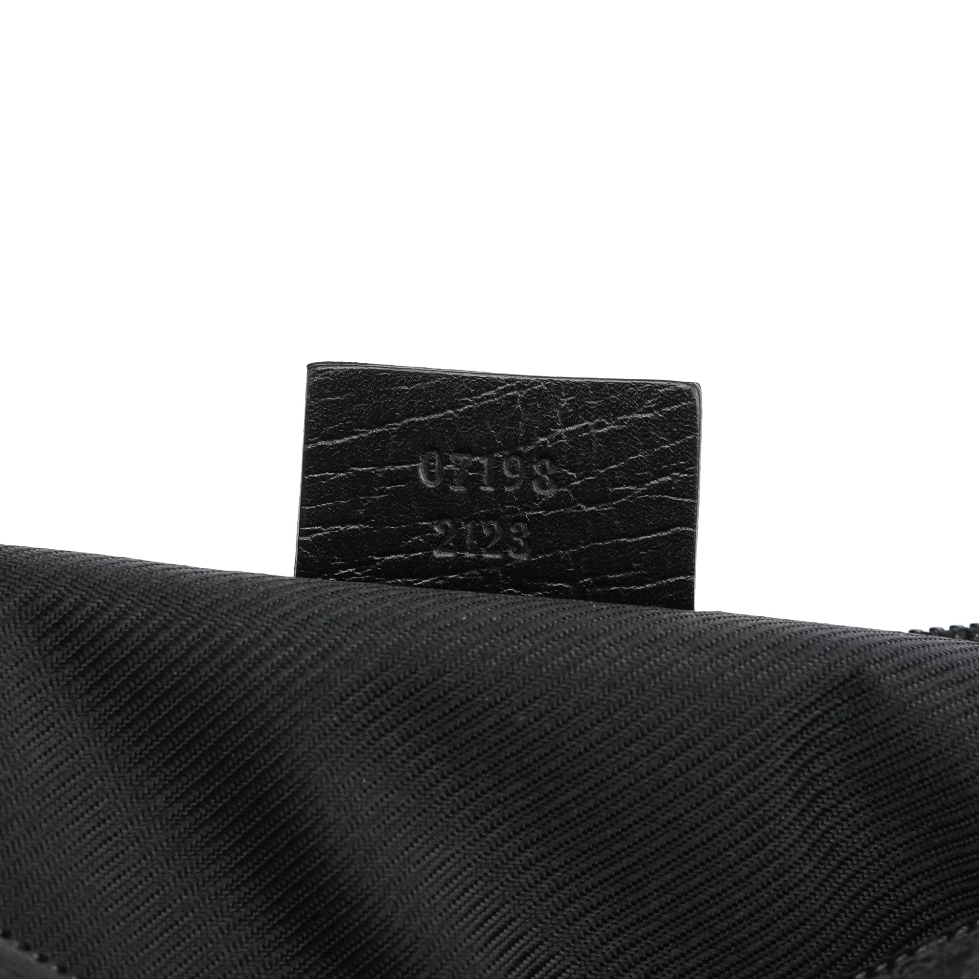Gucci 07198 Black GG Boat Pochette