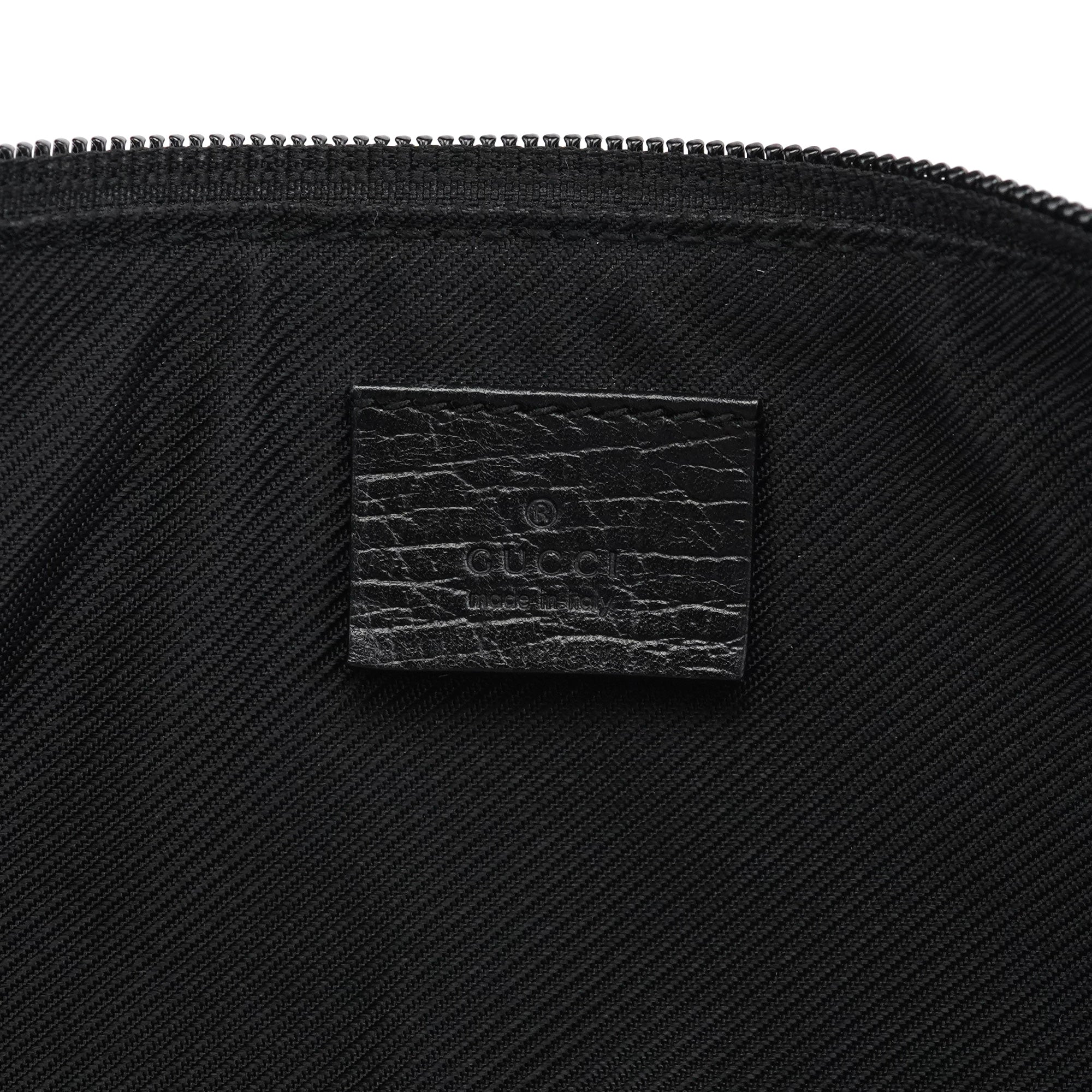 Gucci 07198 Black GG Boat Pochette