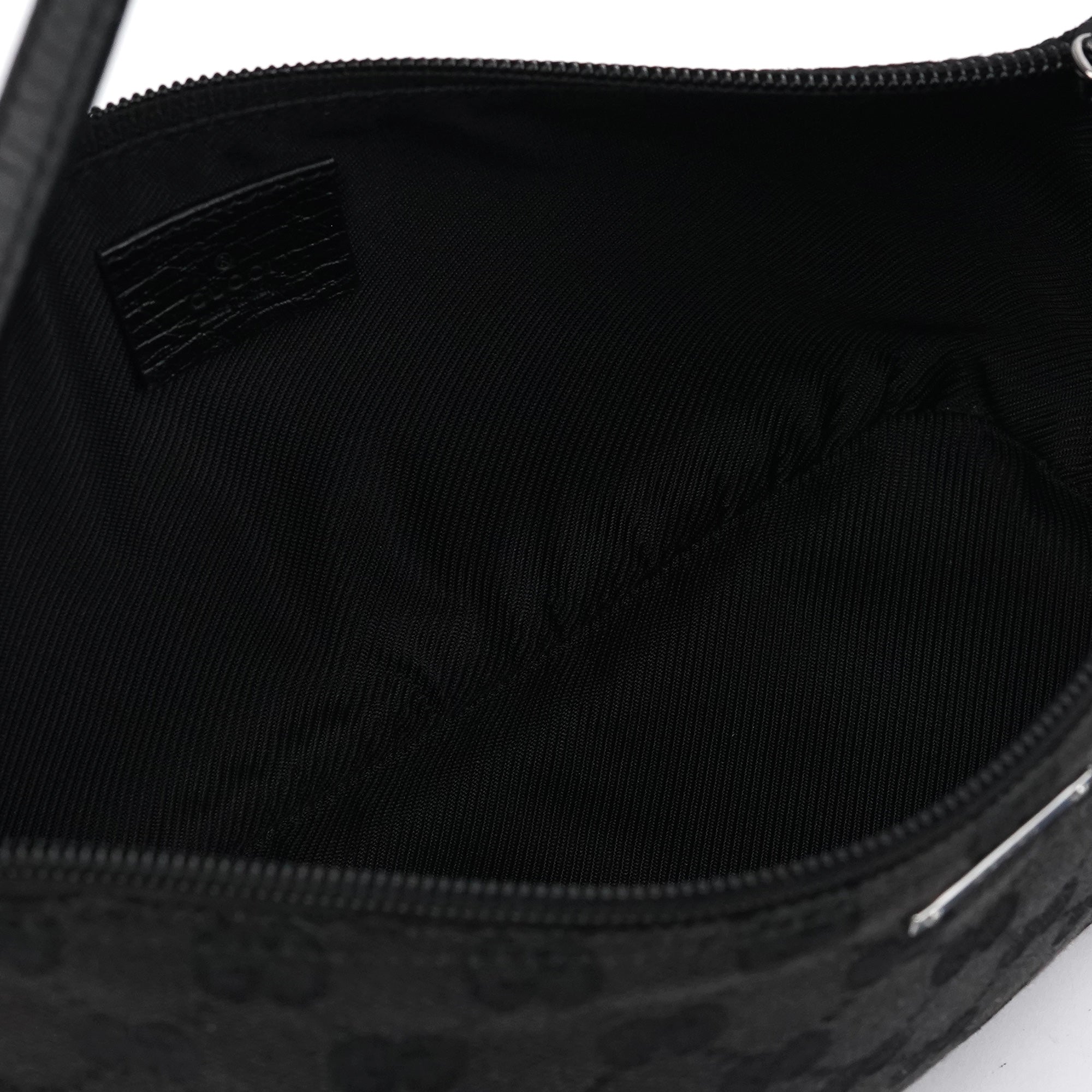 Gucci 07198 Black GG Boat Pochette