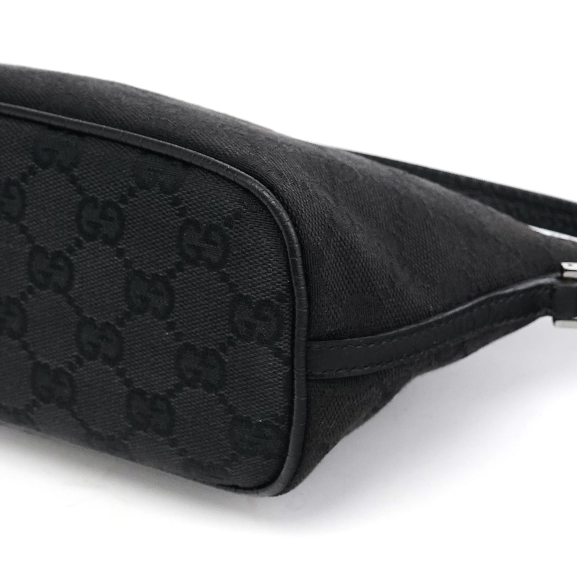 Gucci 07198 Black GG Boat Pochette