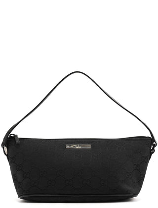 Gucci 07198 Black GG Boat Pochette