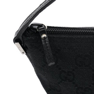Gucci 07198 Black GG Boat Pochette