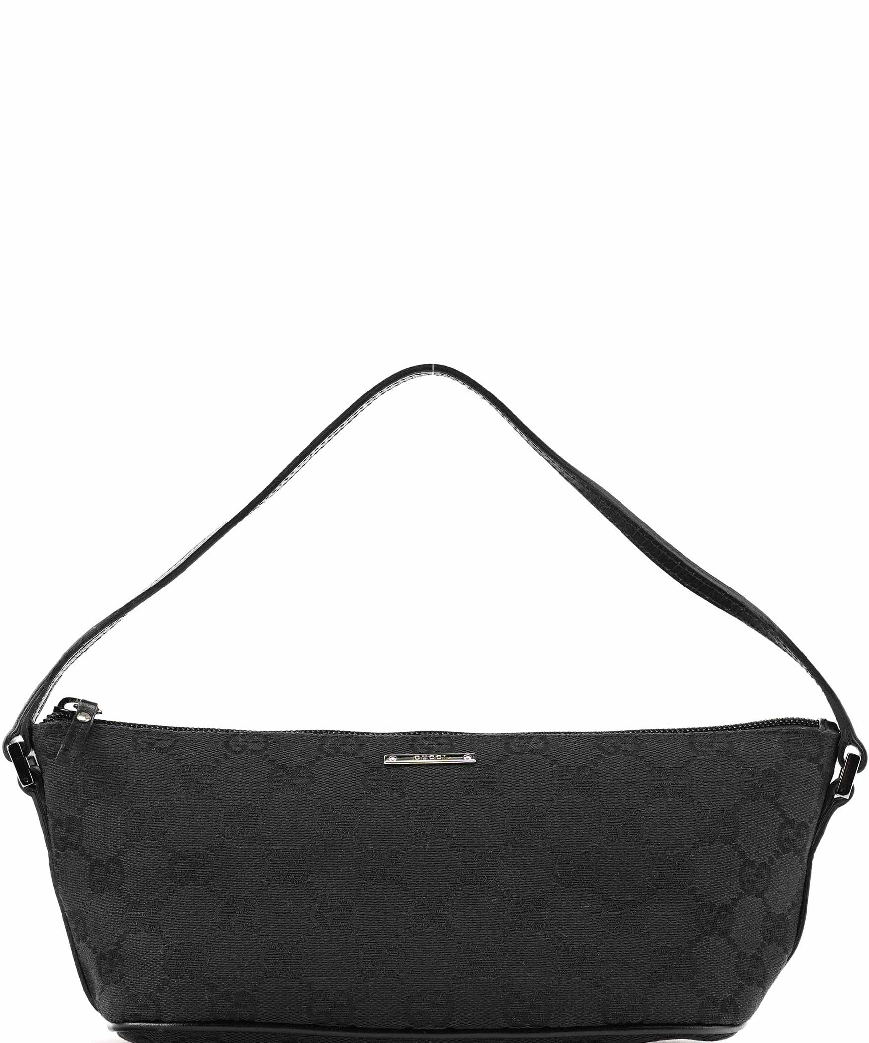 Gucci 07198 Black GG Boat Pochette