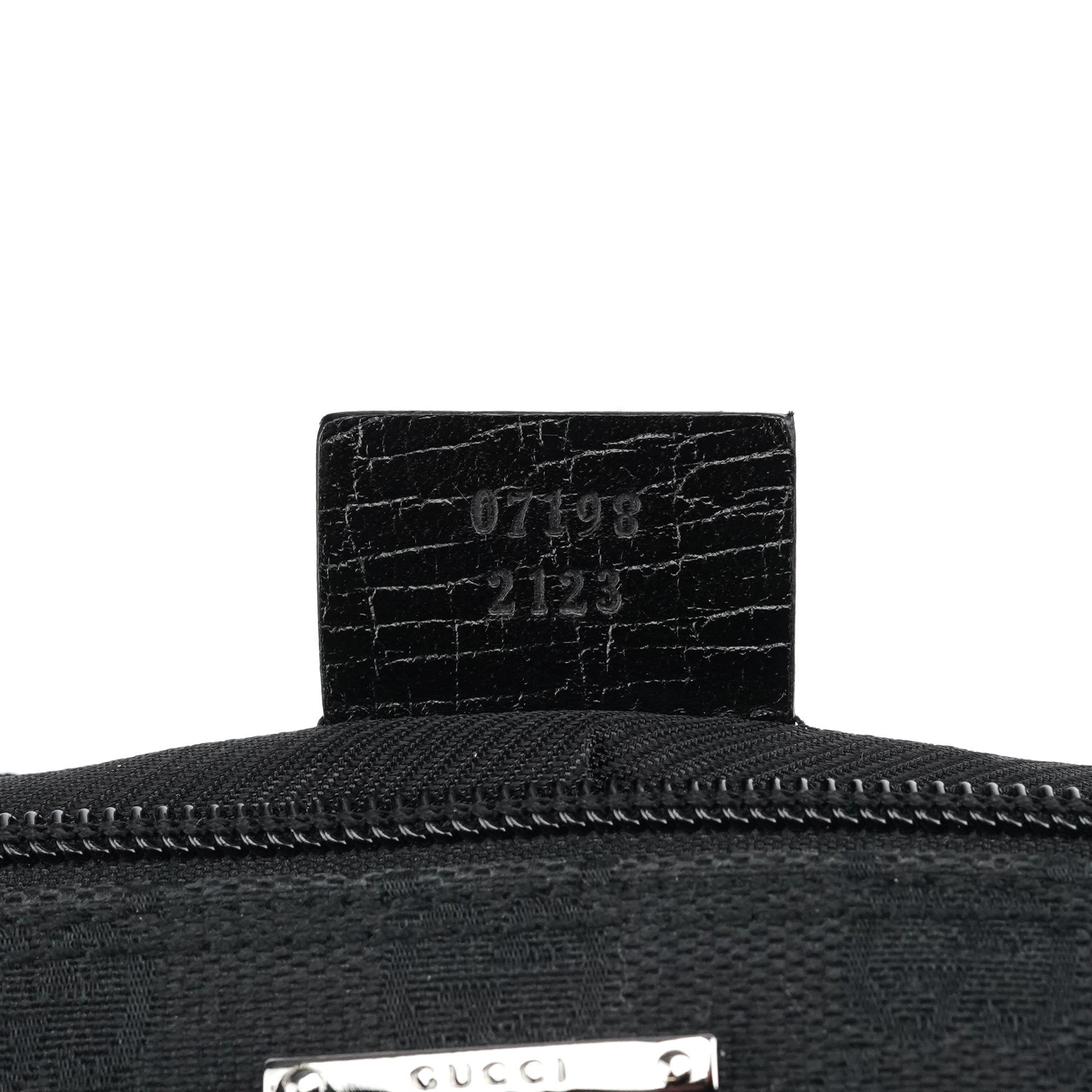 Gucci 07198 Black GG Boat Pochette