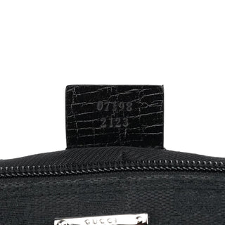 Gucci 07198 Black GG Boat Pochette