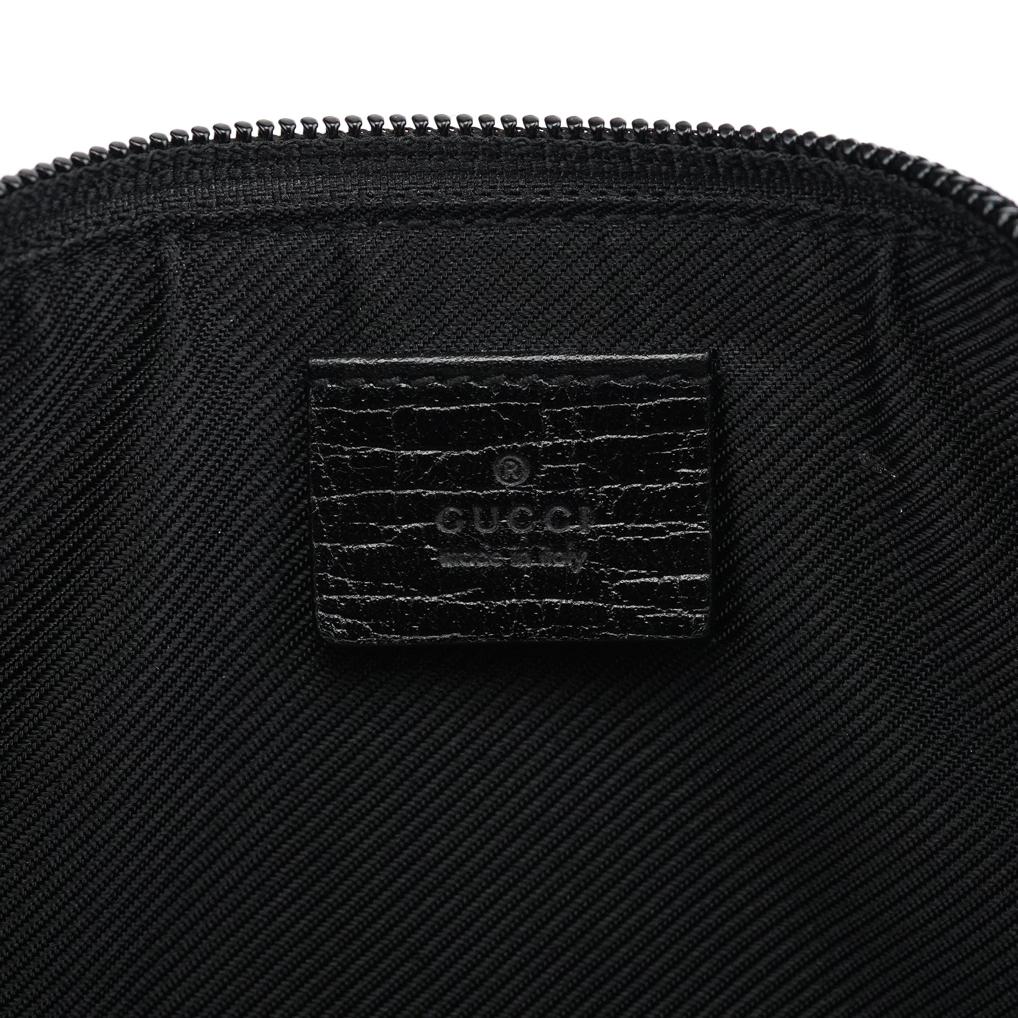 Gucci 07198 Black GG Boat Pochette