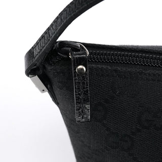 Gucci 07198 Black GG Boat Pochette