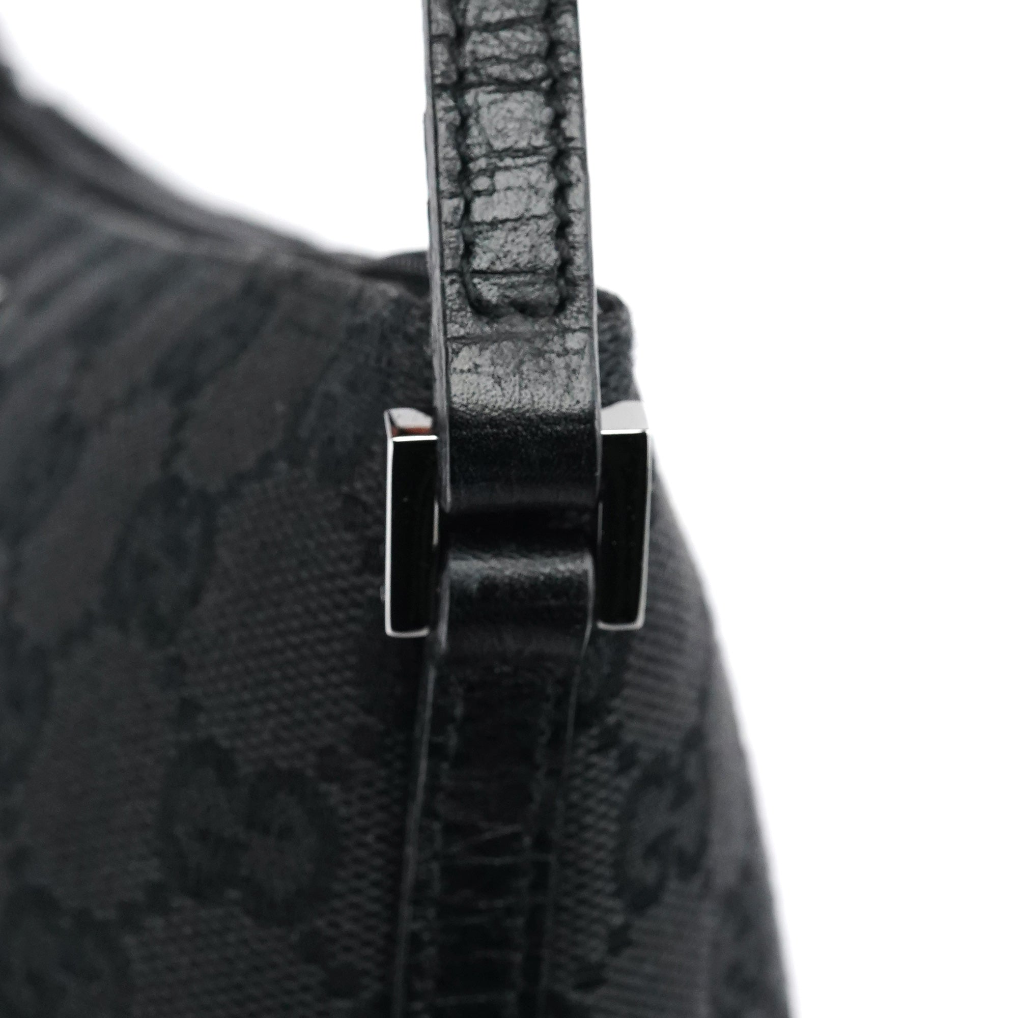 Gucci 07198 Black GG Boat Pochette