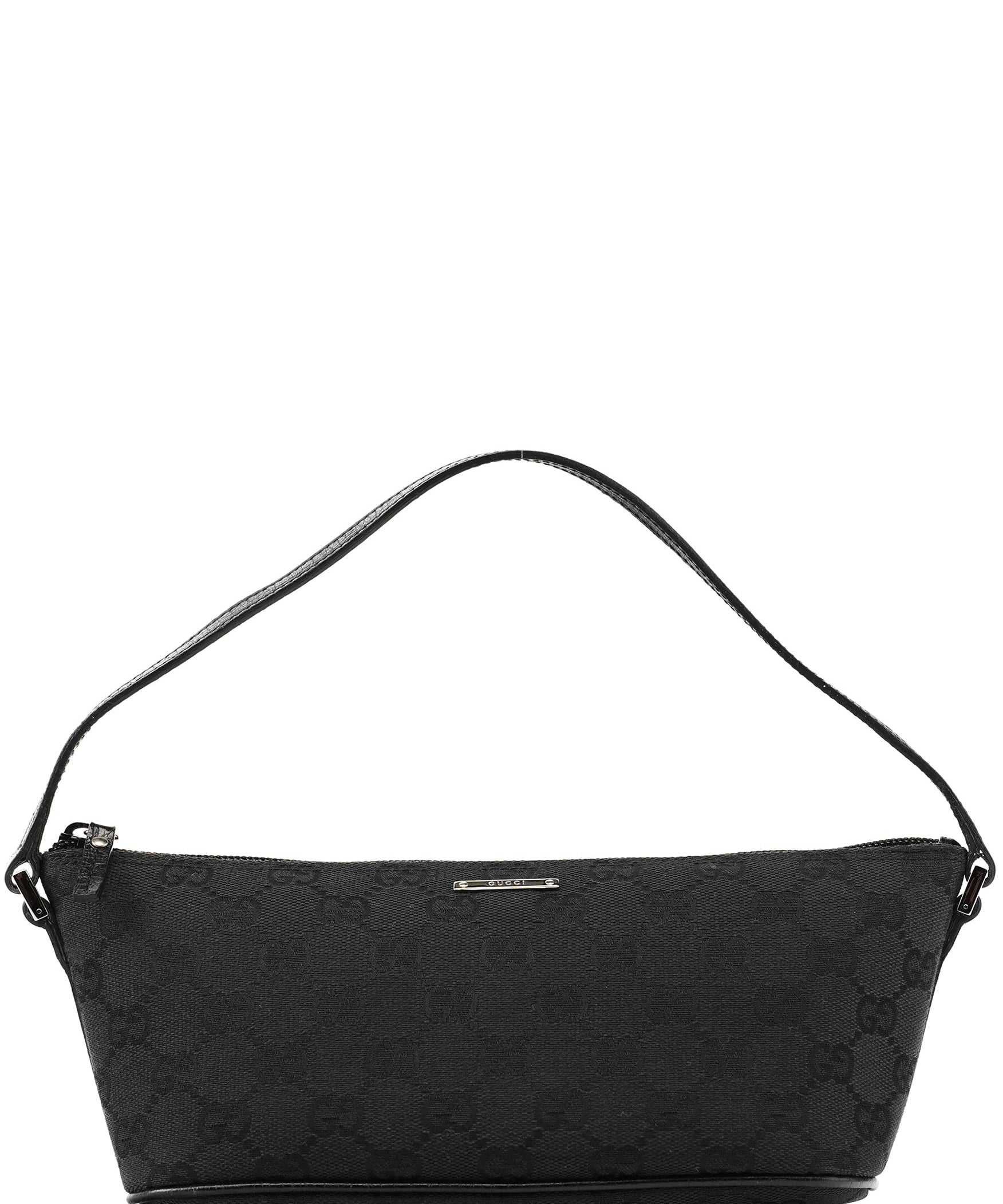 Gucci 07198 Black GG Boat Pochette