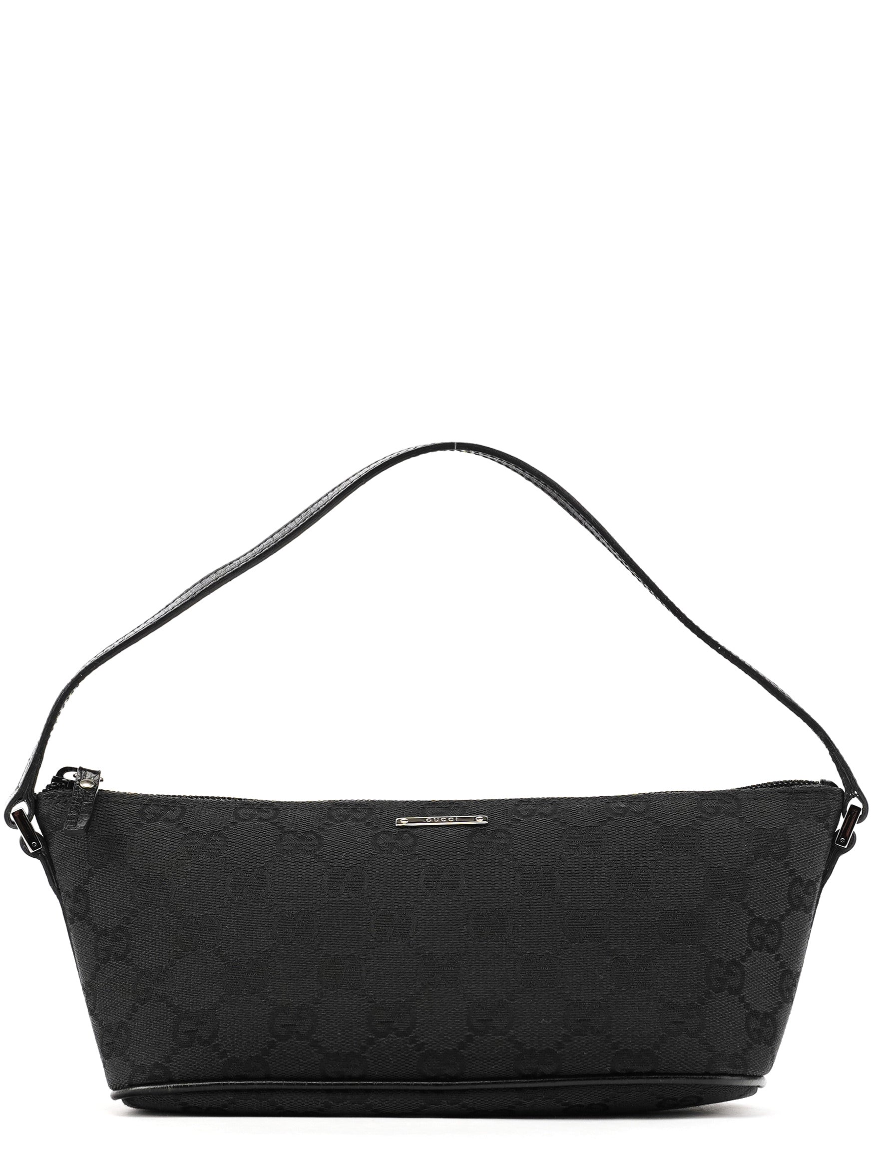 Gucci 07198 Black GG Boat Pochette