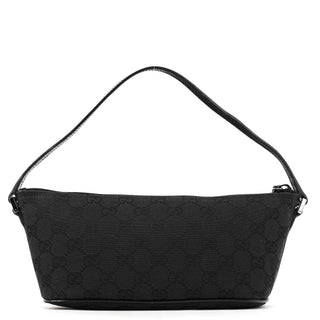 Gucci 07198 Black GG Boat Pochette