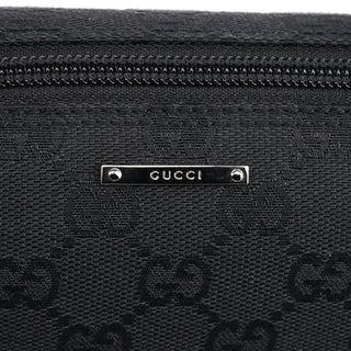 Gucci 07198 Black GG Boat Pochette