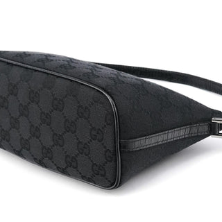 Gucci 07198 Black GG Boat Pochette