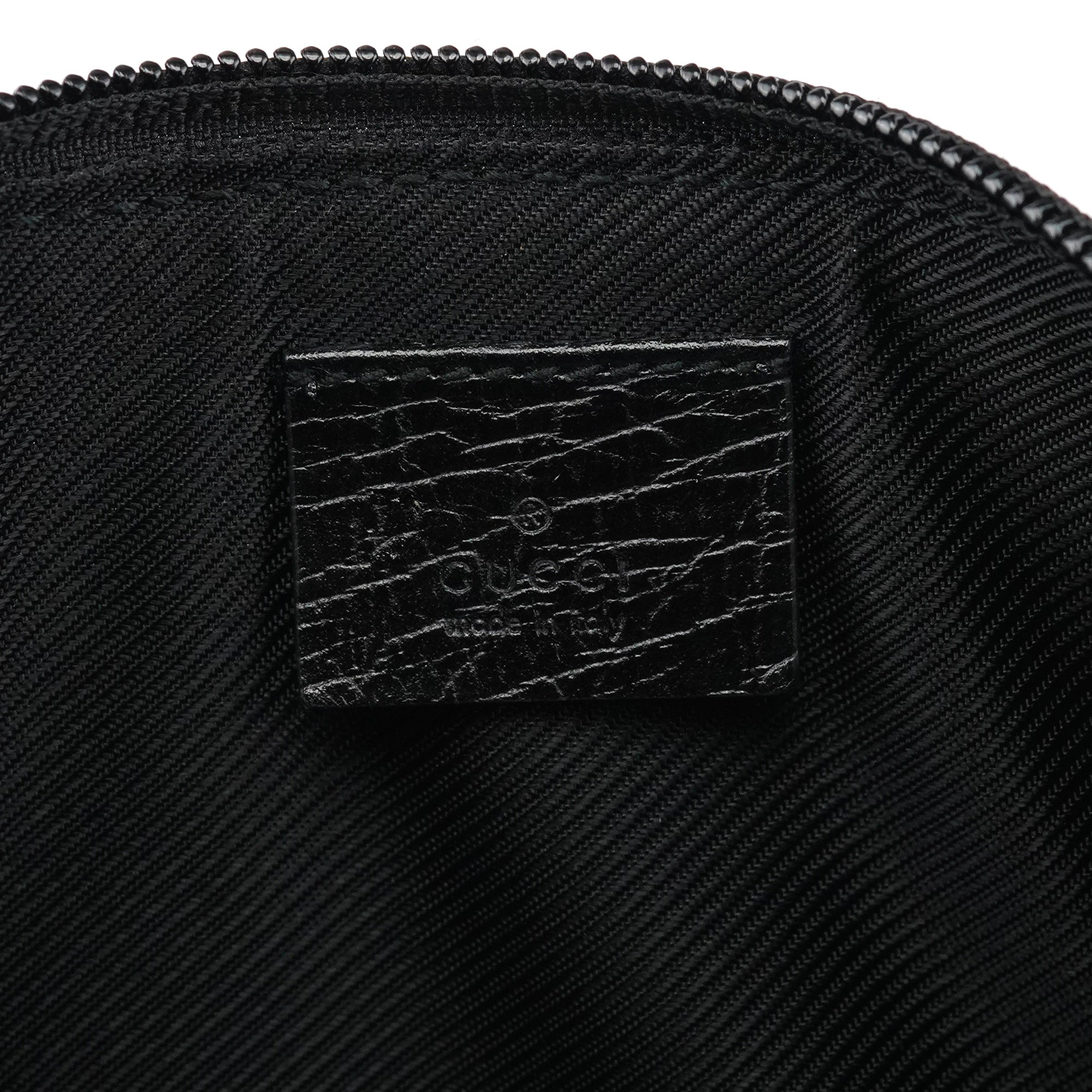 Gucci 07198 Black GG Boat Pochette