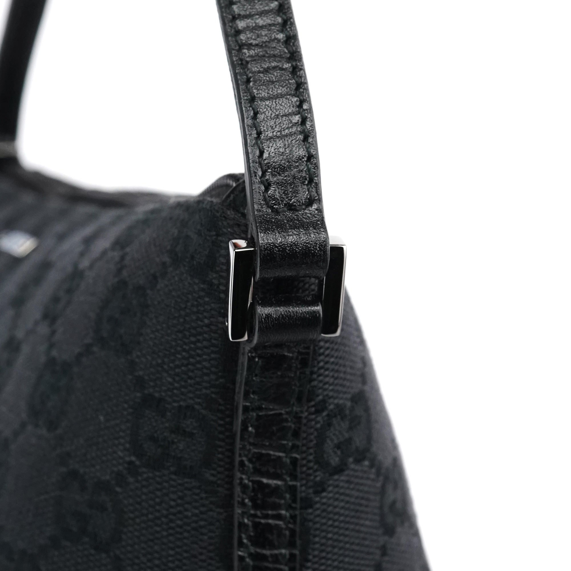 Gucci 07198 Black GG Boat Pochette
