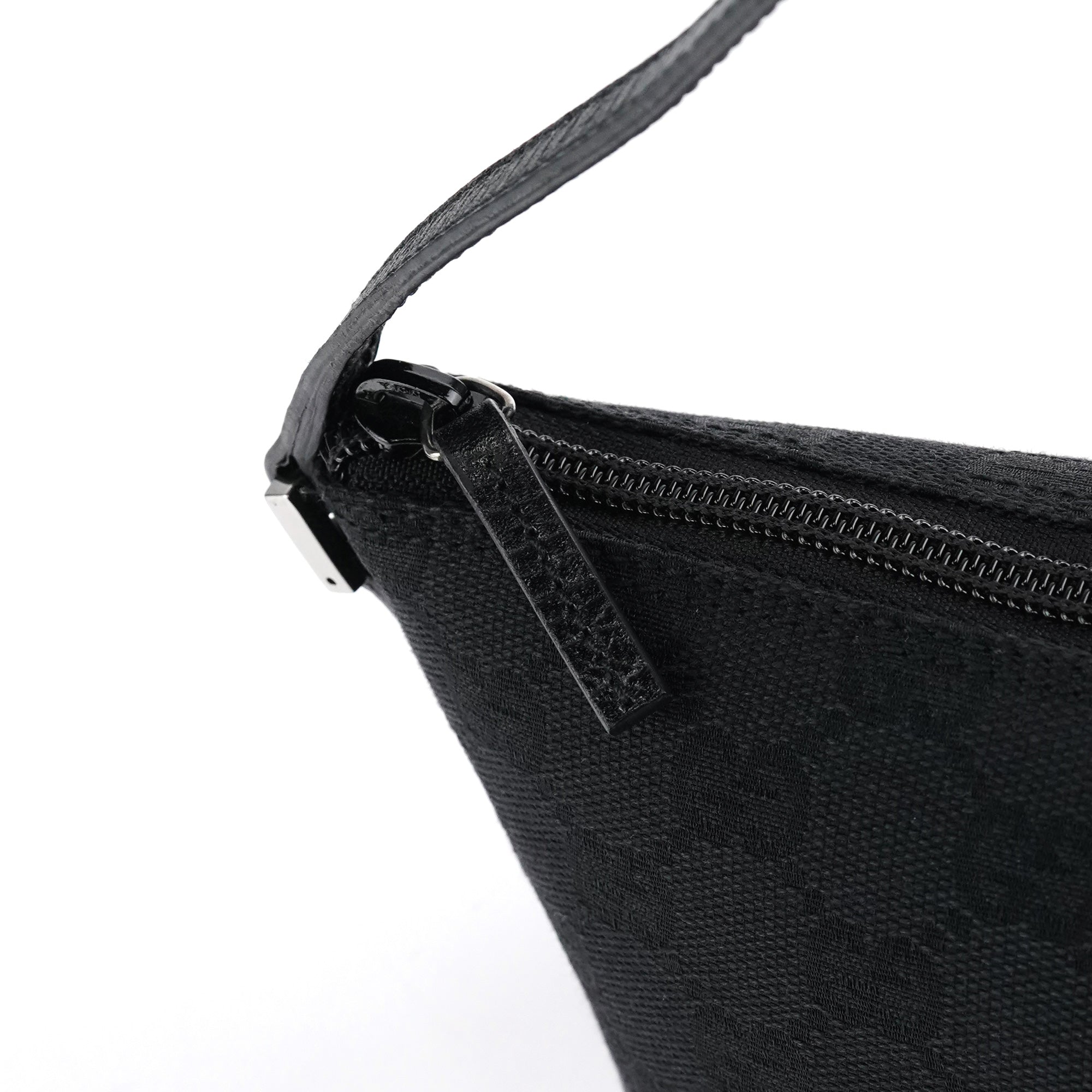 Gucci 07198 Black GG Boat Pochette
