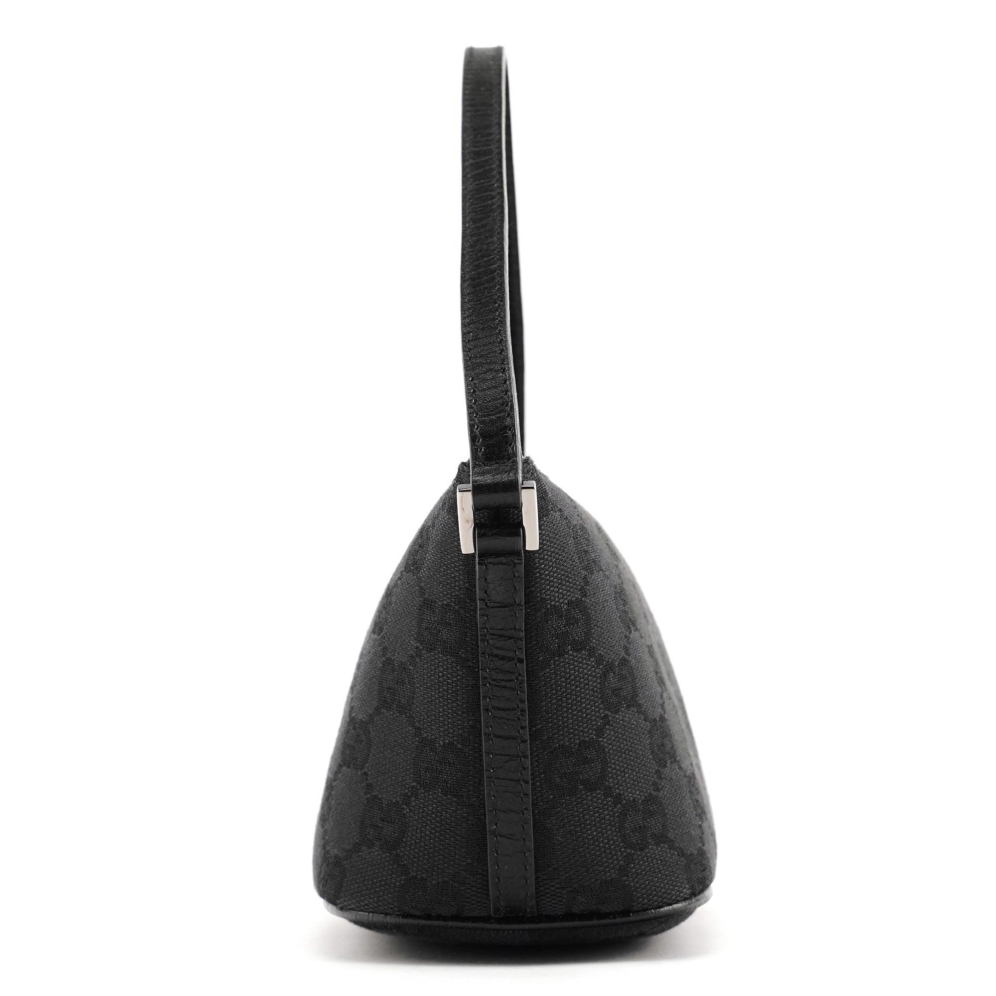 Gucci 07198 Black GG Boat Pochette
