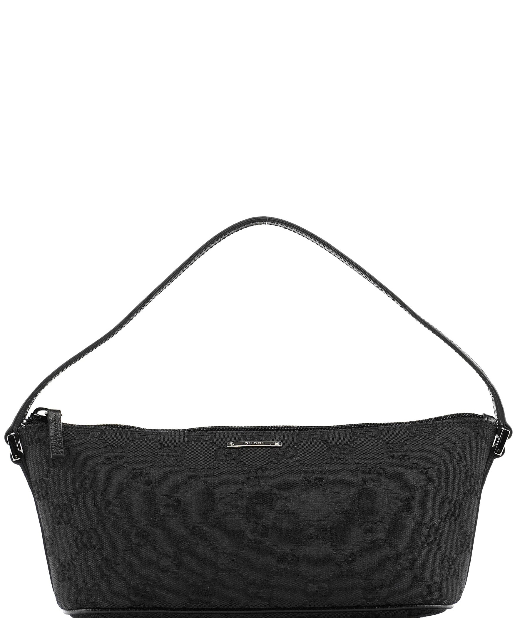 Gucci 07198 Black GG Boat Pochette