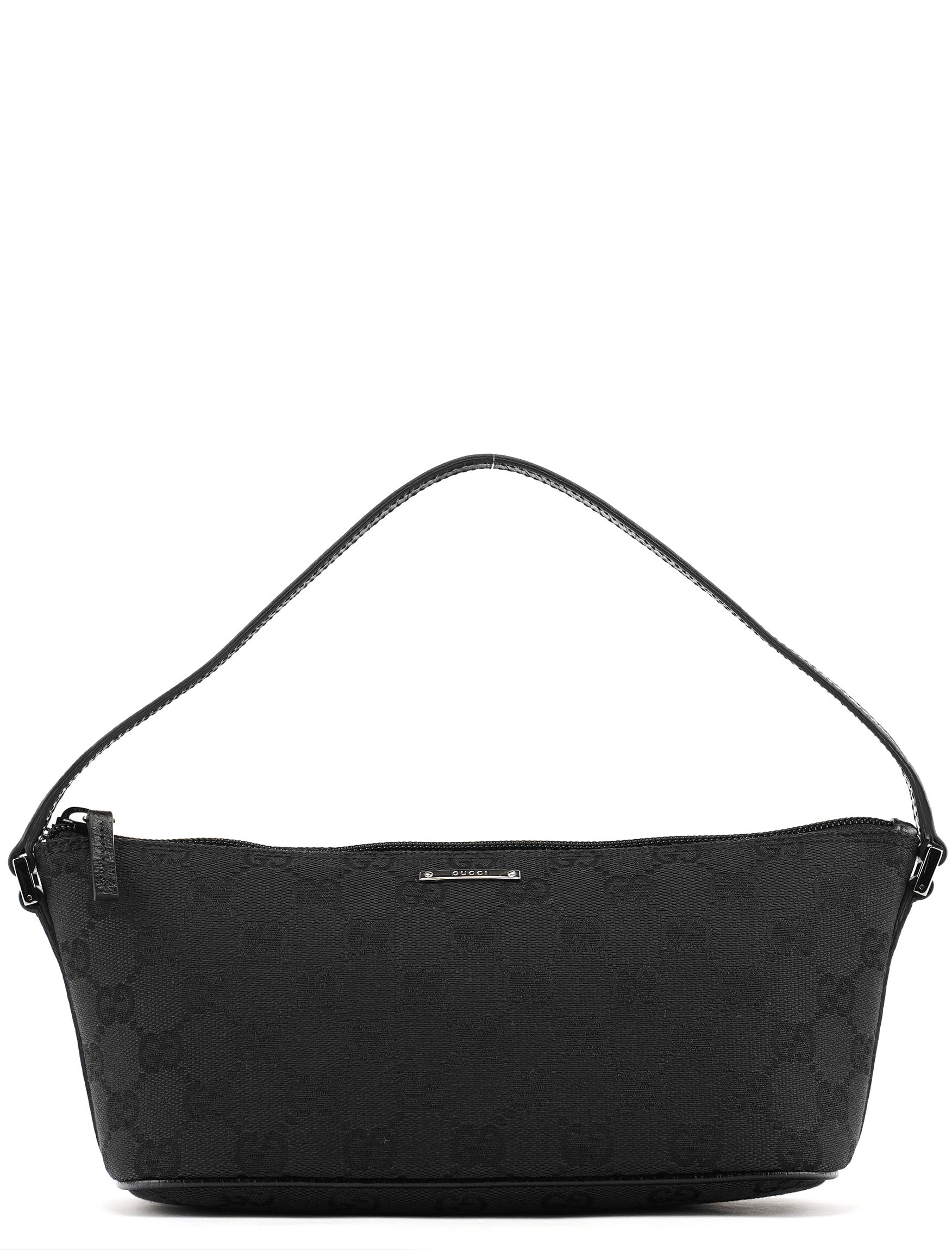 Gucci 07198 Black GG Boat Pochette