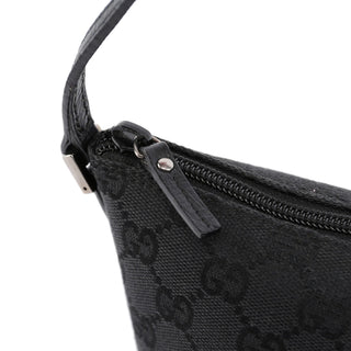 Gucci 07198 Black GG Boat Pochette