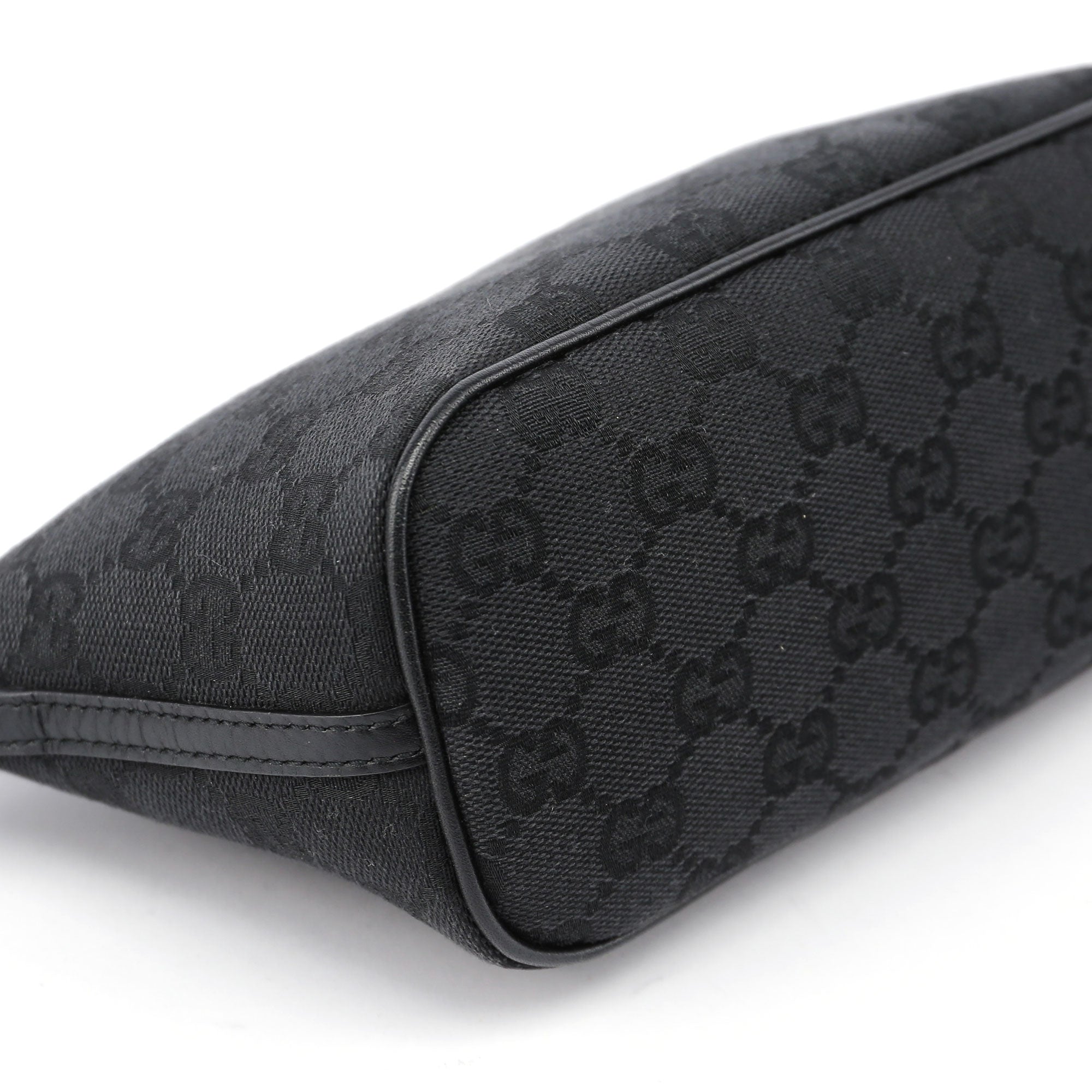 Gucci 07198 Black GG Boat Pochette