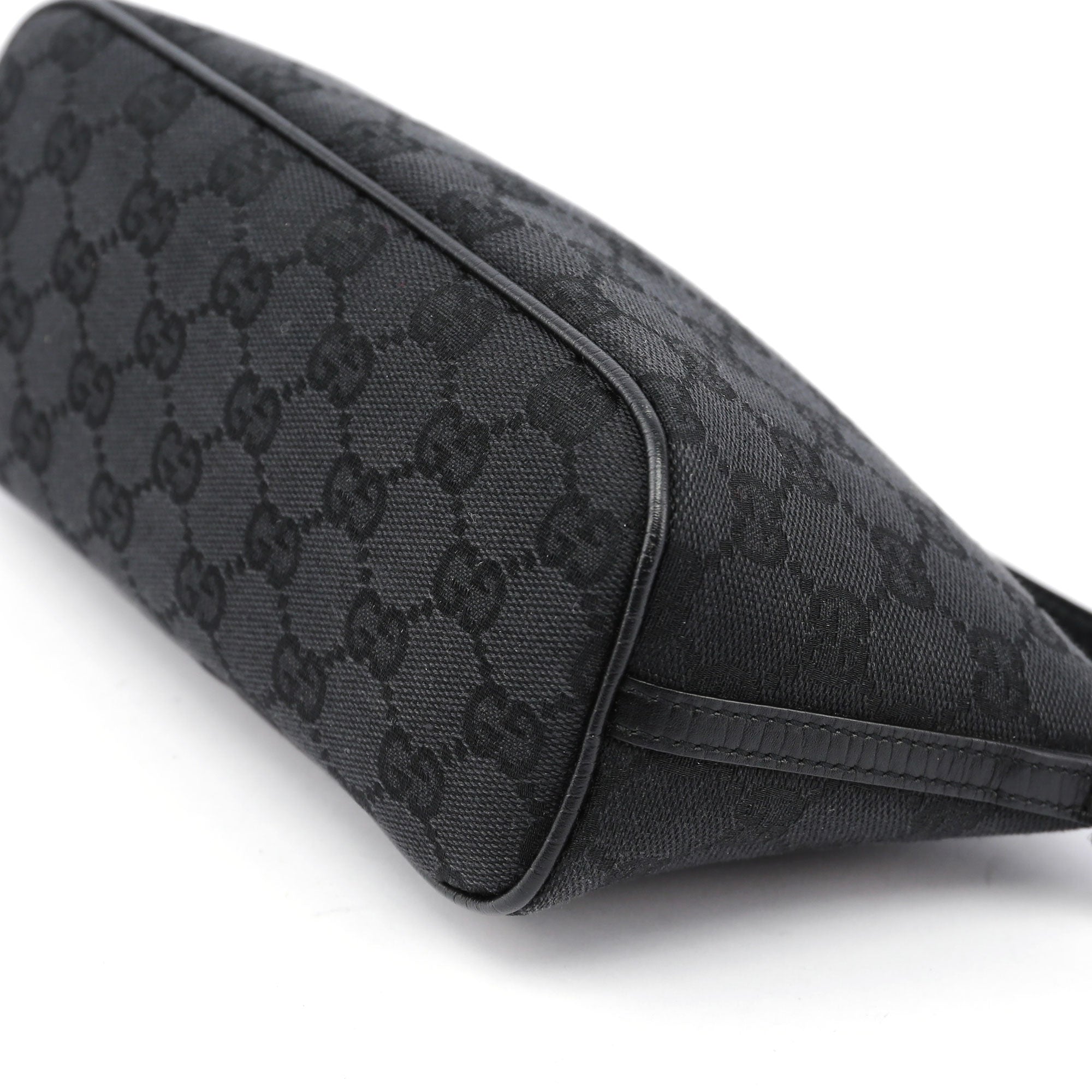 Gucci 07198 Black GG Boat Pochette