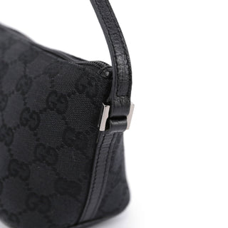 Gucci 07198 Black GG Boat Pochette