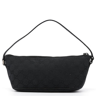 Gucci 07198 Black GG Boat Pochette