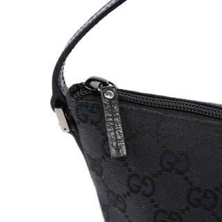 Gucci 07198 Black GG Boat Pochette