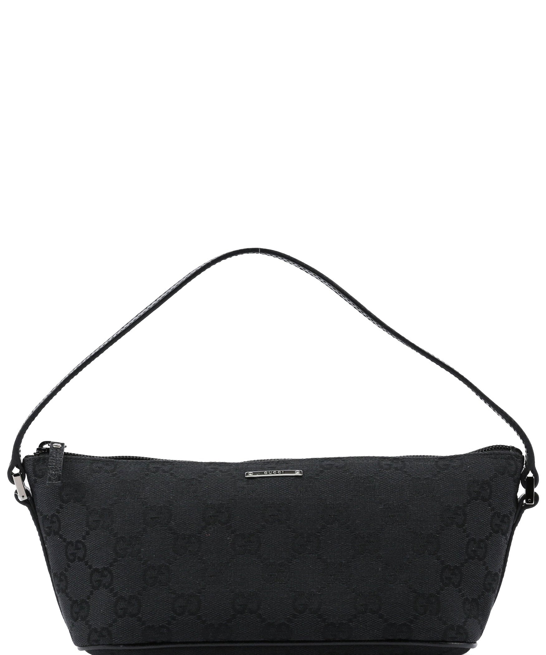 Gucci 07198 Black GG Boat Pochette