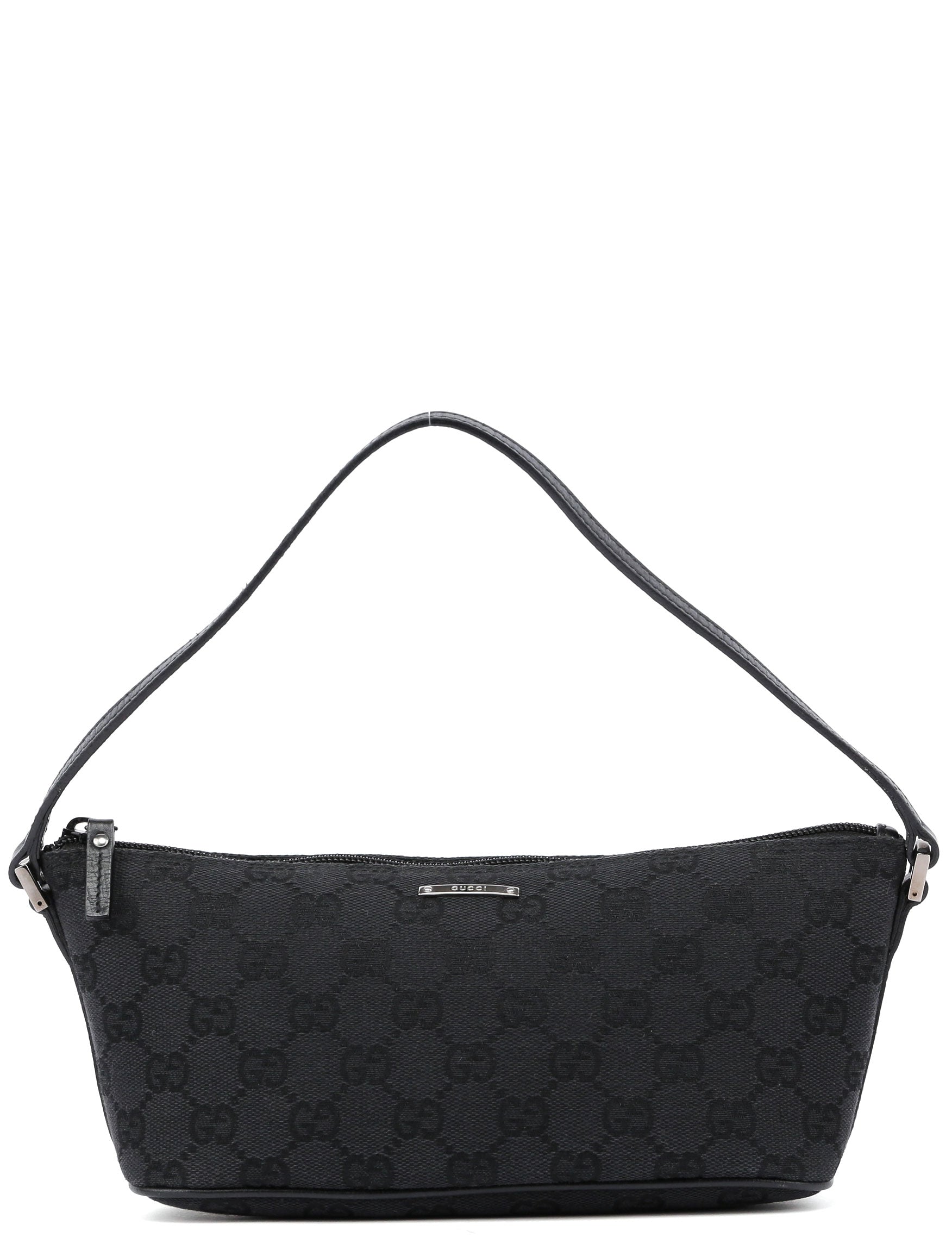 Gucci 07198 Black GG Boat Pochette