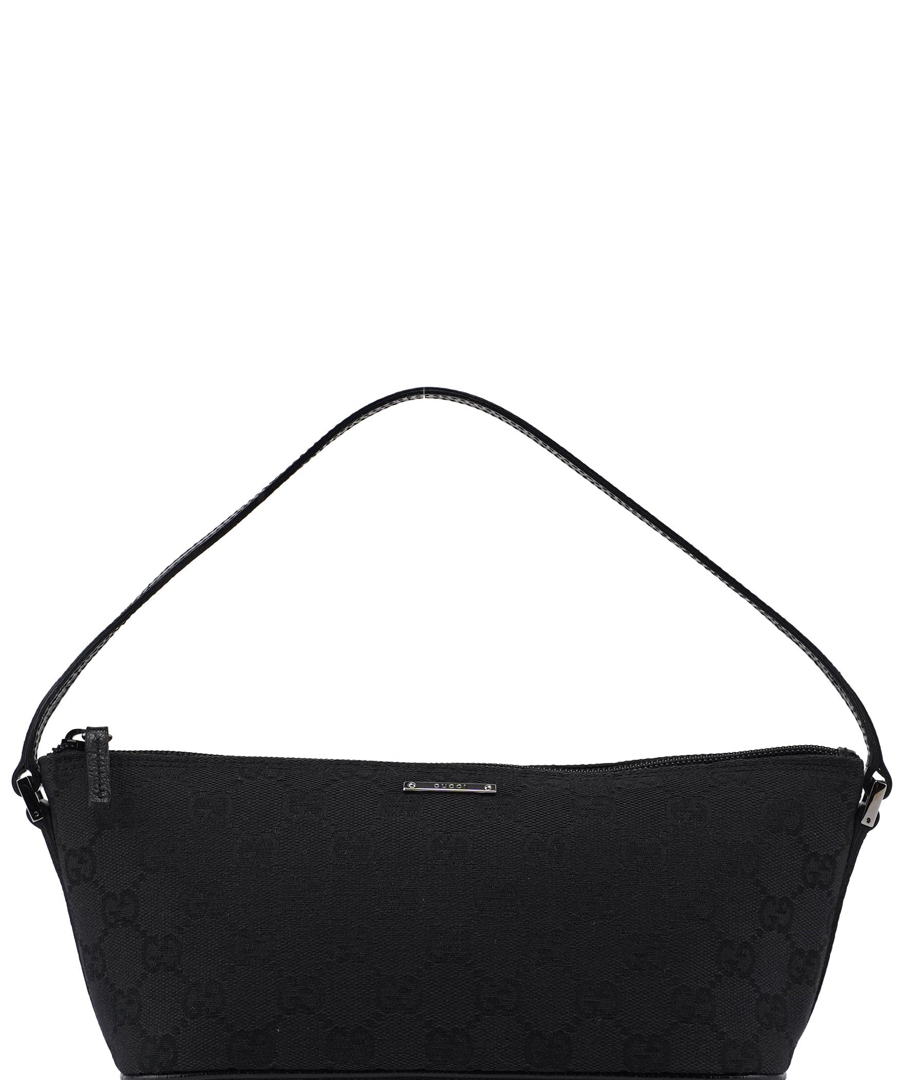 Gucci 07198 Black GG Boat Pochette