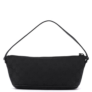 Gucci 07198 Black GG Boat Pochette