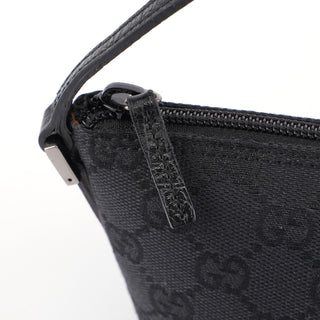 Gucci 07198 Black GG Boat Pochette