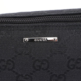 Gucci 07198 Black GG Boat Pochette