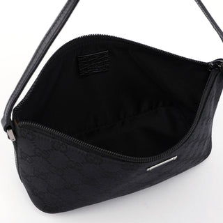 Gucci 07198 Black GG Boat Pochette