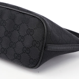 Gucci 07198 Black GG Boat Pochette