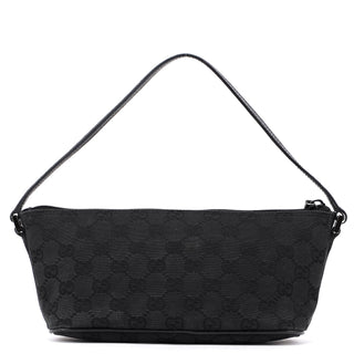 Gucci 07198 Black GG Boat Pochette